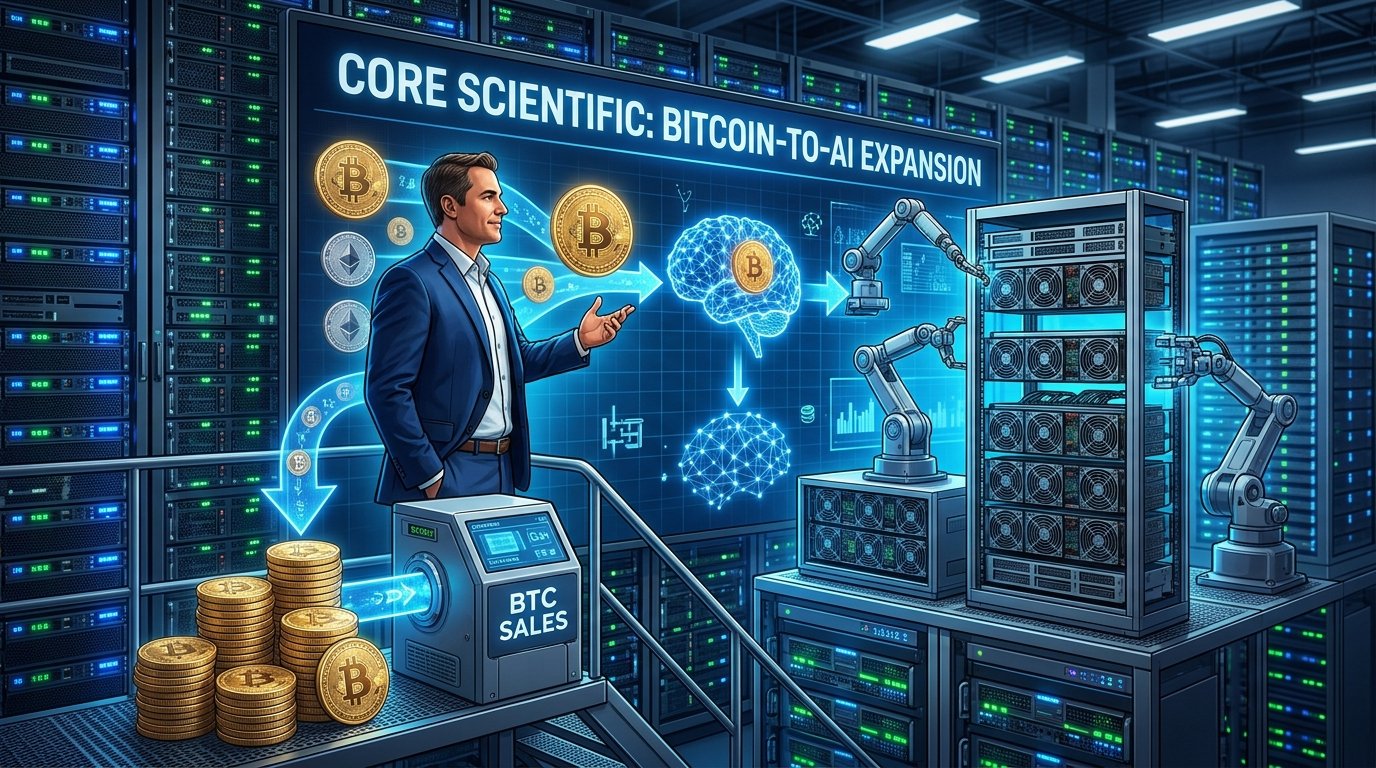 Core Scientific Bitcoin Sale Fuels AI Expansion