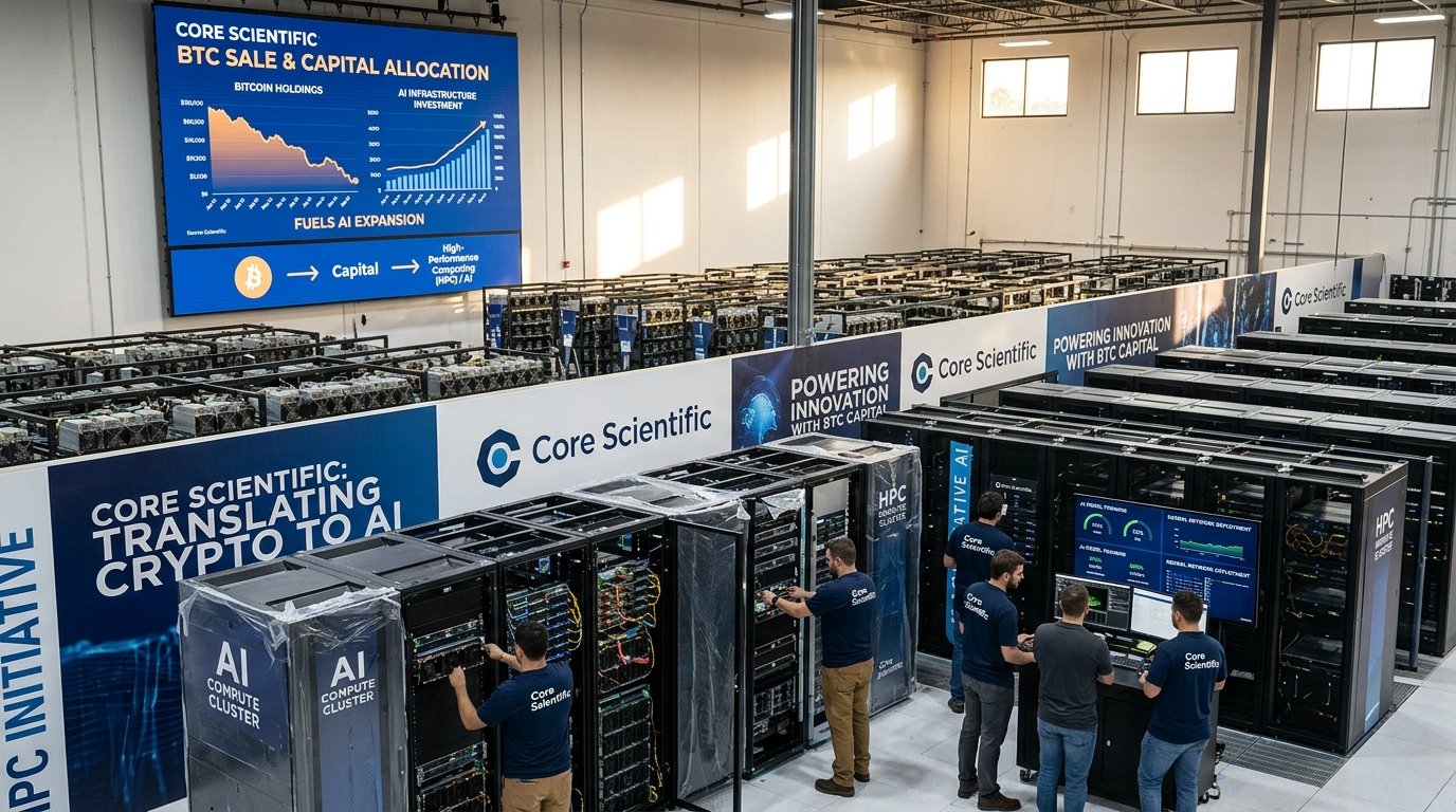 Core Scientific Bitcoin Sale Fuels AI
