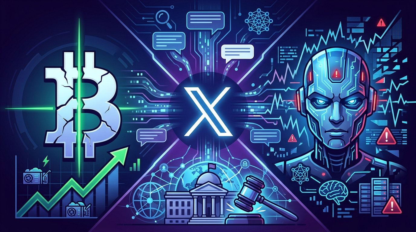 Crypto’s X Feed Drives Policy, Halving and AI Panic