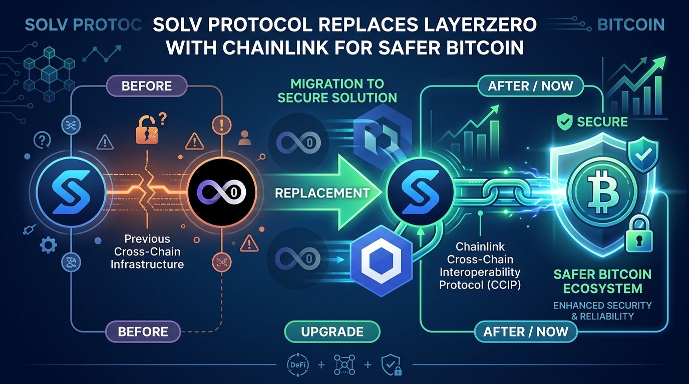 Solv Replaces LayerZero With Chainlink for Safer Bitcoin